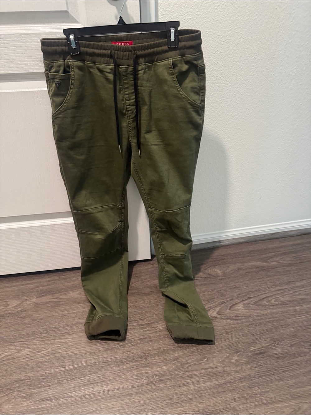 Guess Olive Green Men's Jogger Pants
